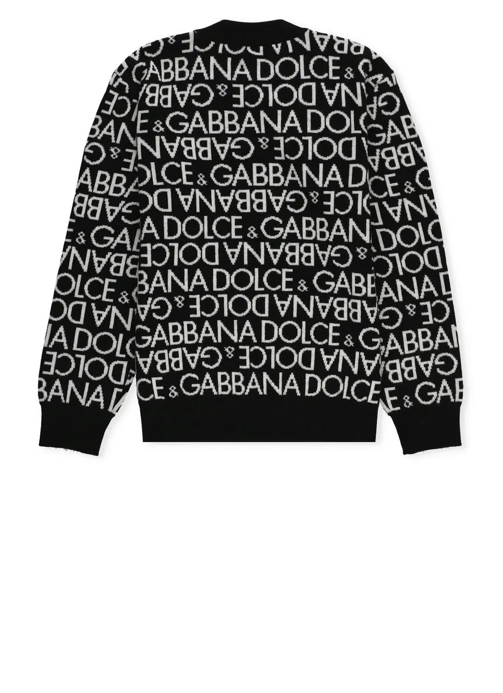 Dolce & Gabbana Kids Logo Jacquard Crewneck Jumper