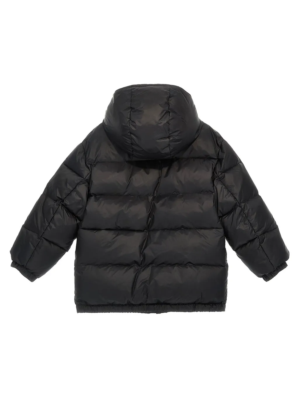 Dolce & Gabbana Kids Logo-Plaque Zipped Padded Coat