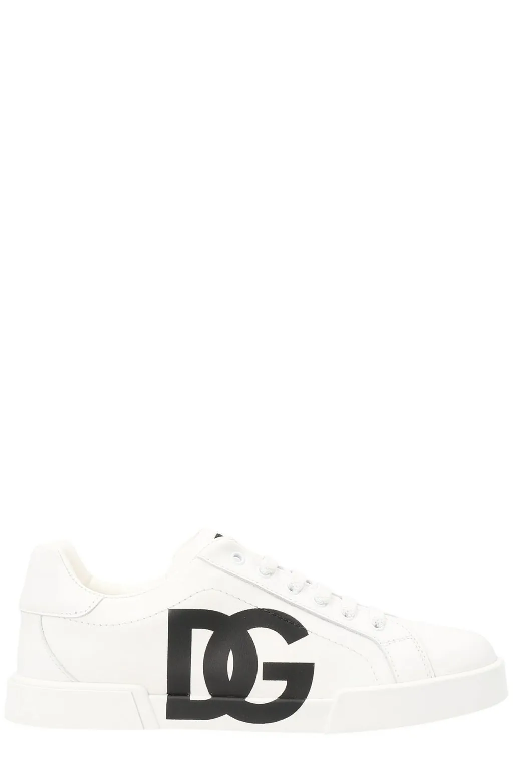Dolce & Gabbana Kids Logo Printed Lace-Up Sneakers