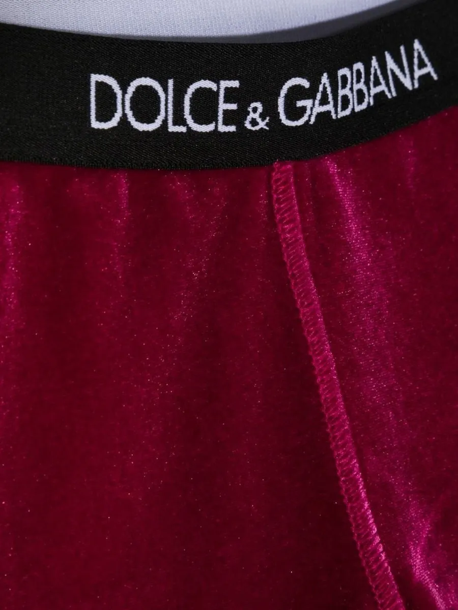 Dolce & Gabbana Kids Logo Waistband Leggings