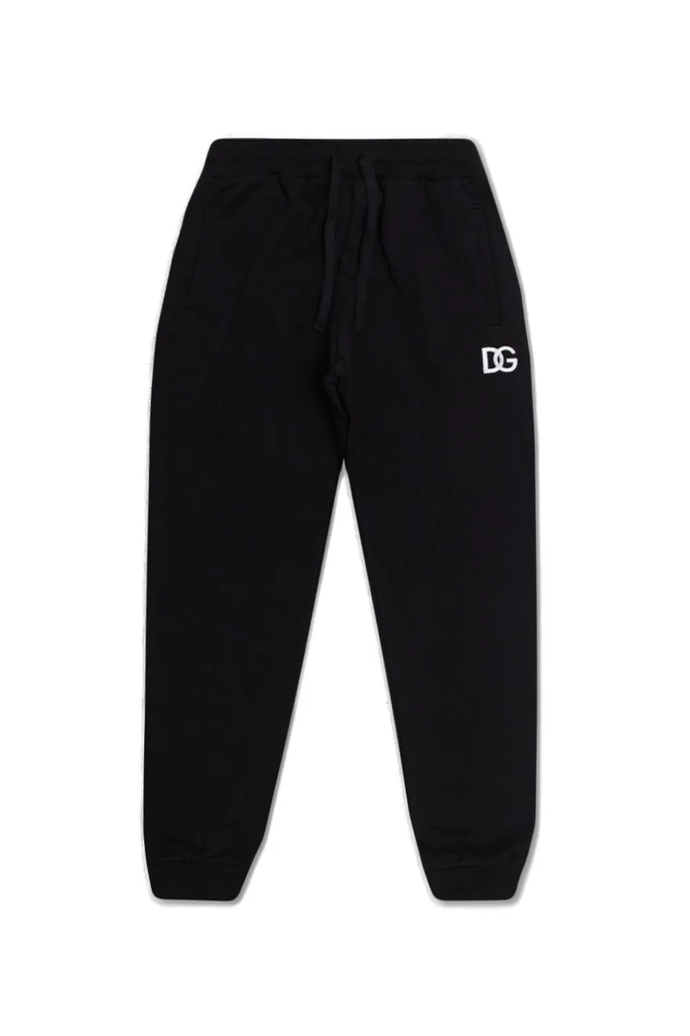 Dolce & Gabbana Kids Dg Logo Embroidered Jersey Jogging Pants