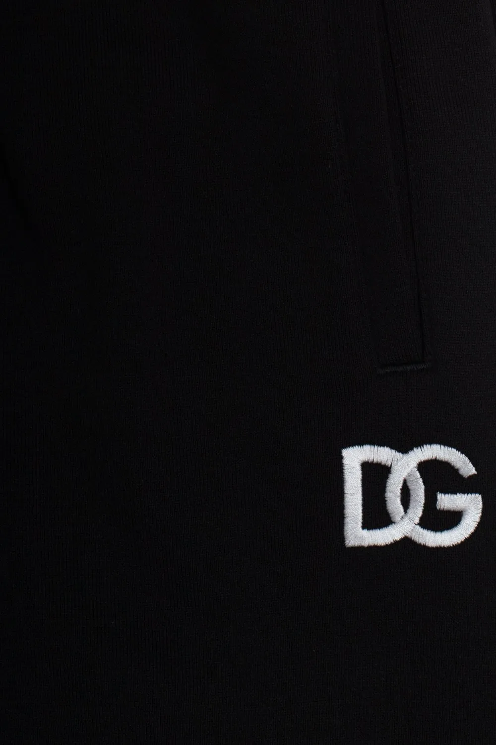 Dolce & Gabbana Kids Dg Logo Embroidered Jersey Jogging Pants