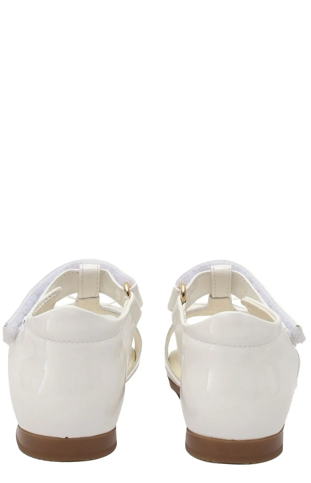 Dolce & Gabbana Kids Logo Plaque Open Toe Sandals