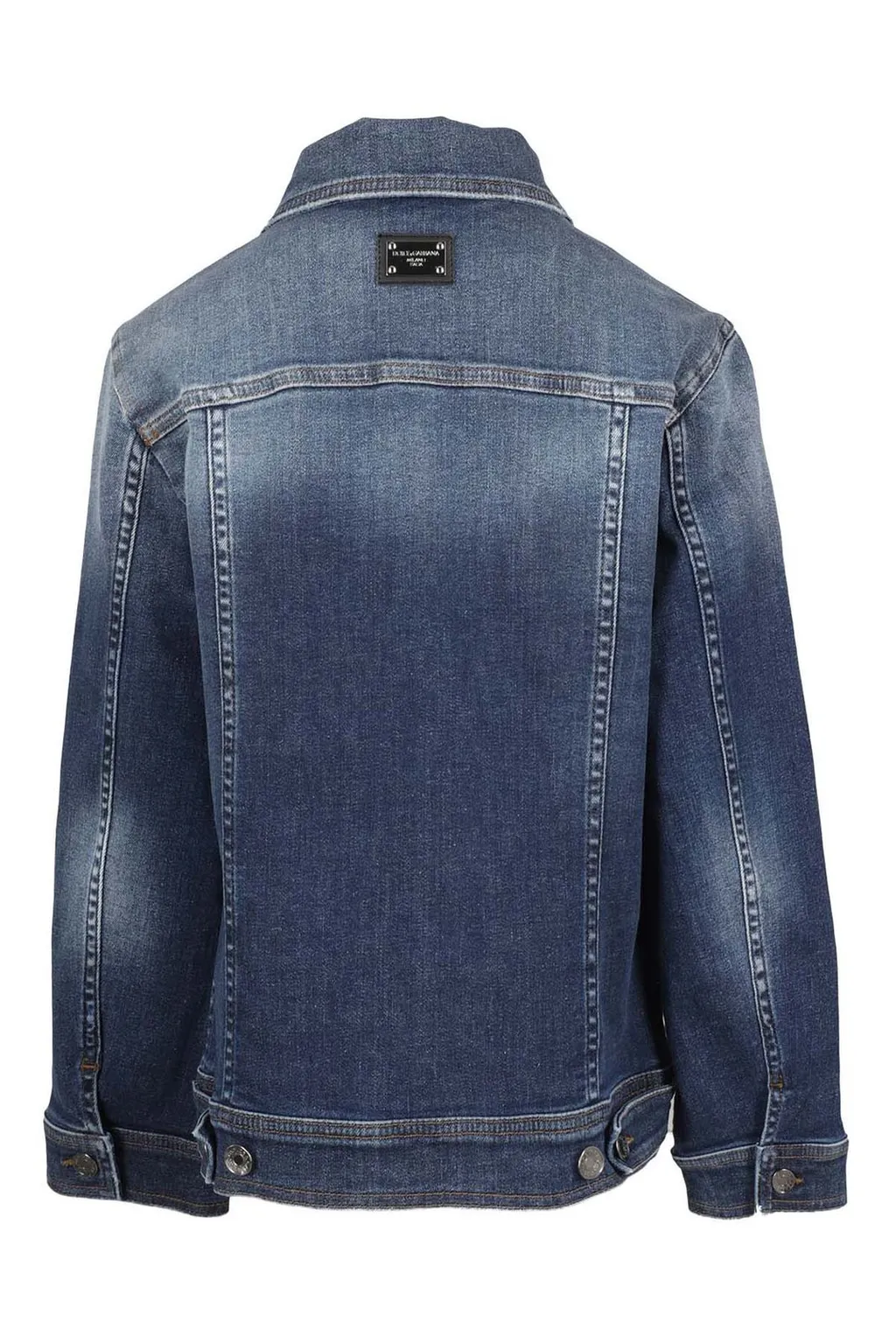 Dolce & Gabbana Kids Buttoned Long-Sleeved Denim Jacket