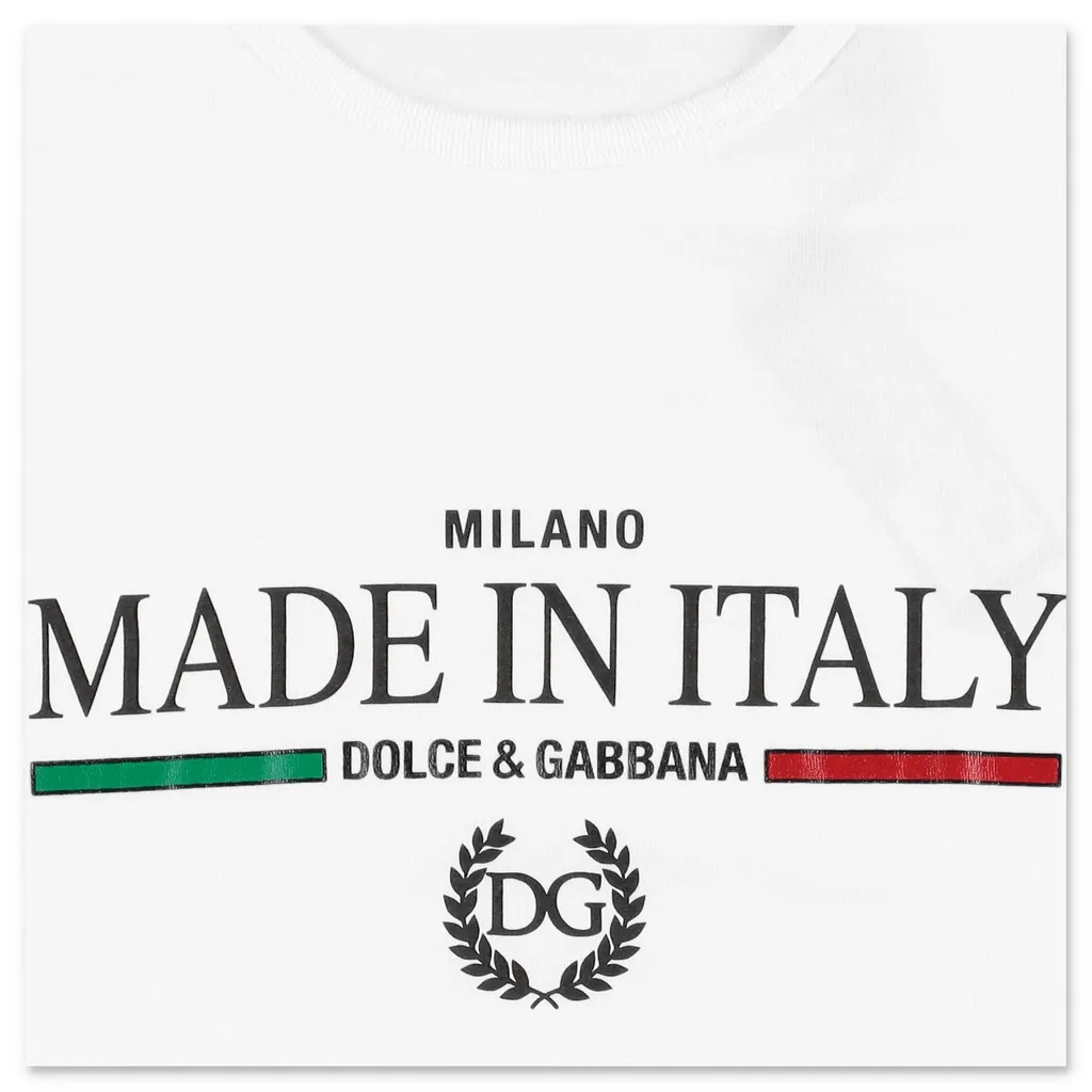 Dolce & Gabbana Kids Printed Crewneck T-Shirt
