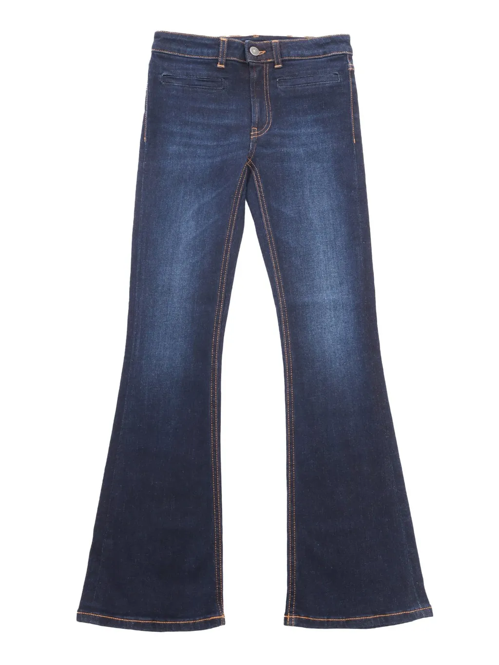 Dondup Kids Flared Washed Denim Jeans