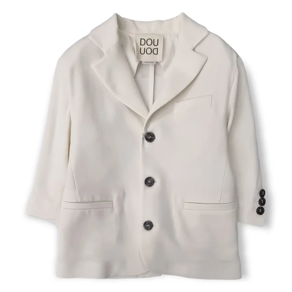 Douuod Kids Single-Breasted Tailored Blazer