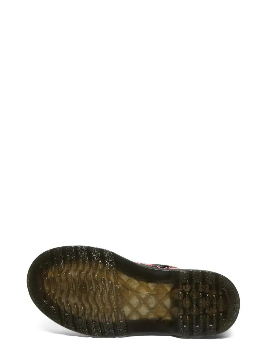 Dr. Martens Kids Leopard Print Lace-Up Boots