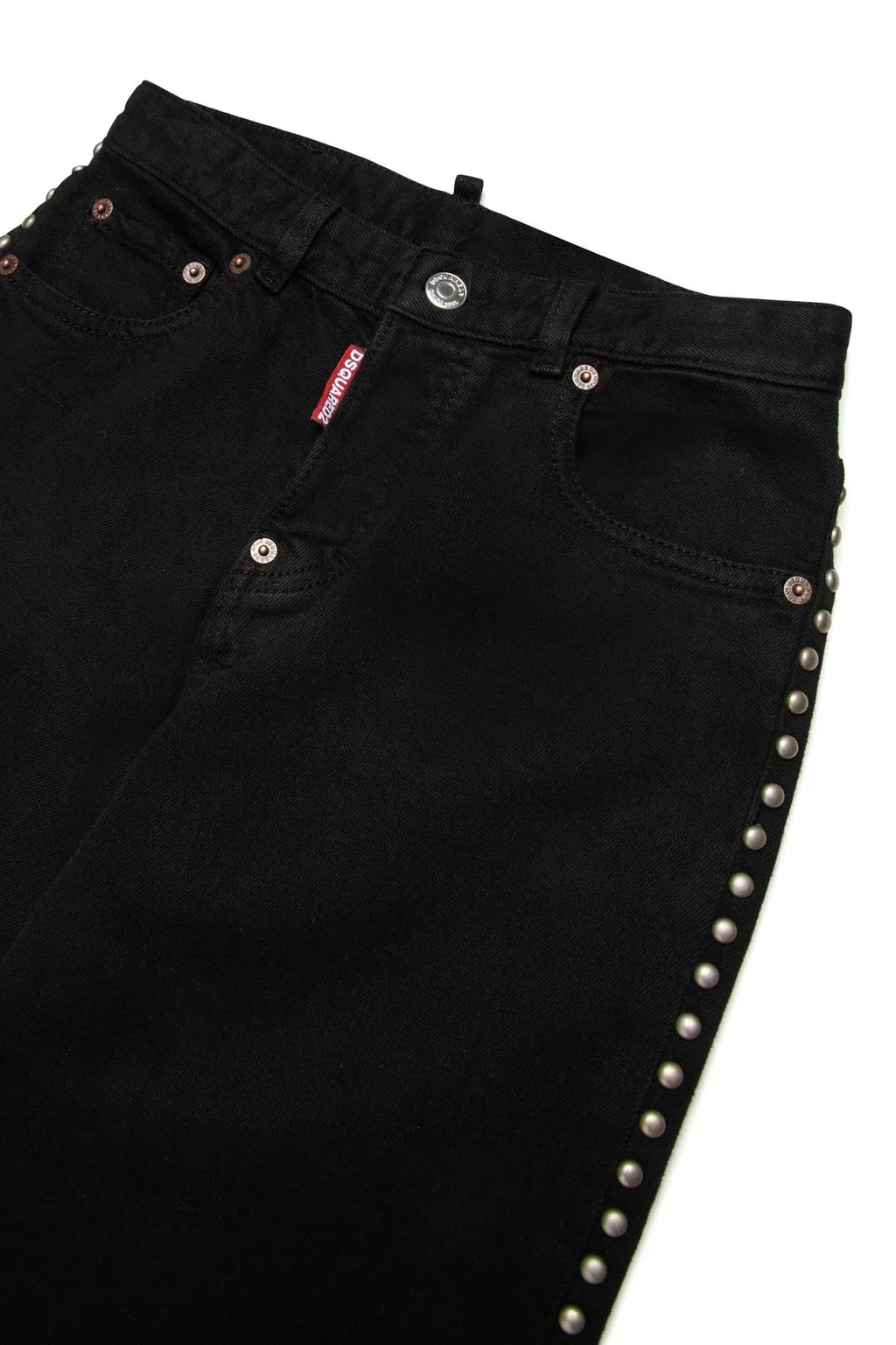 Dsquared2 Kids Studded Straight-Leg Jeans