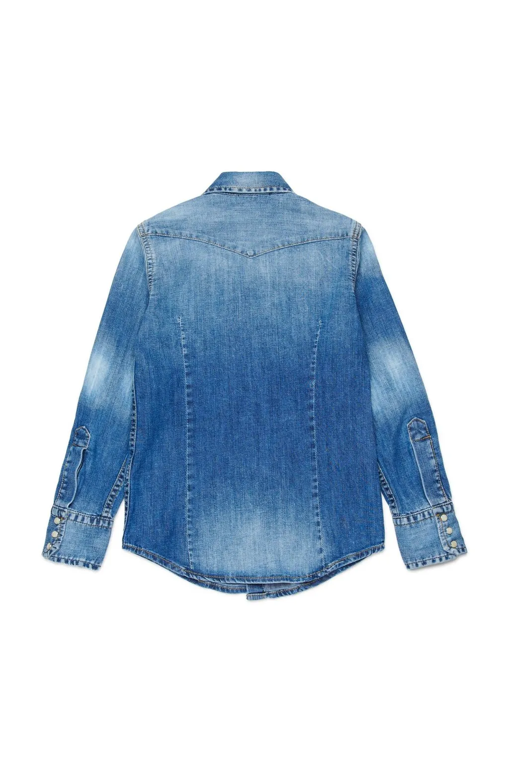 Dsquared2 Kids Logo Tag Denim Shirt