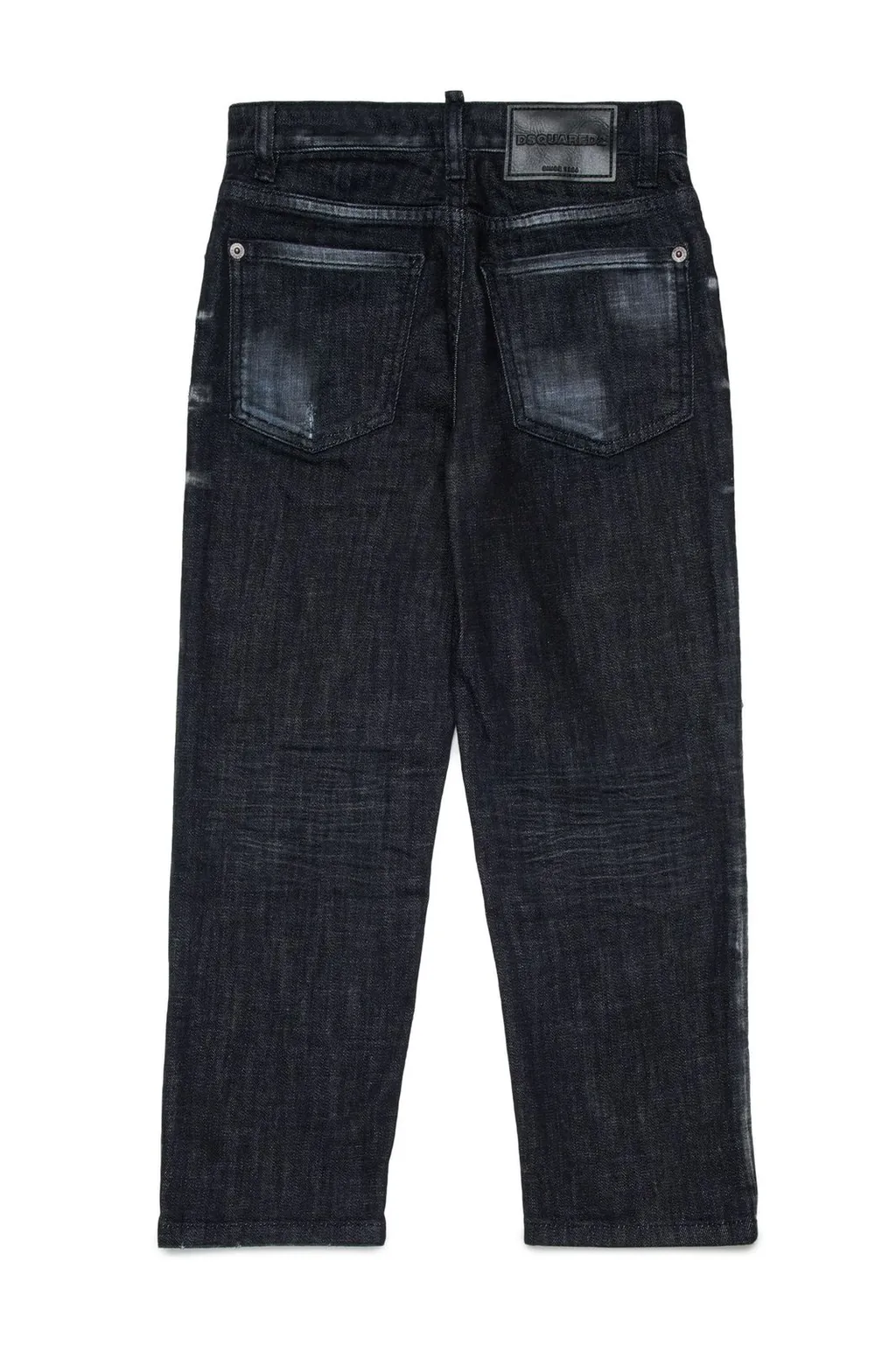 Dsquared2 Kids Logo Patch Distressed Jeans