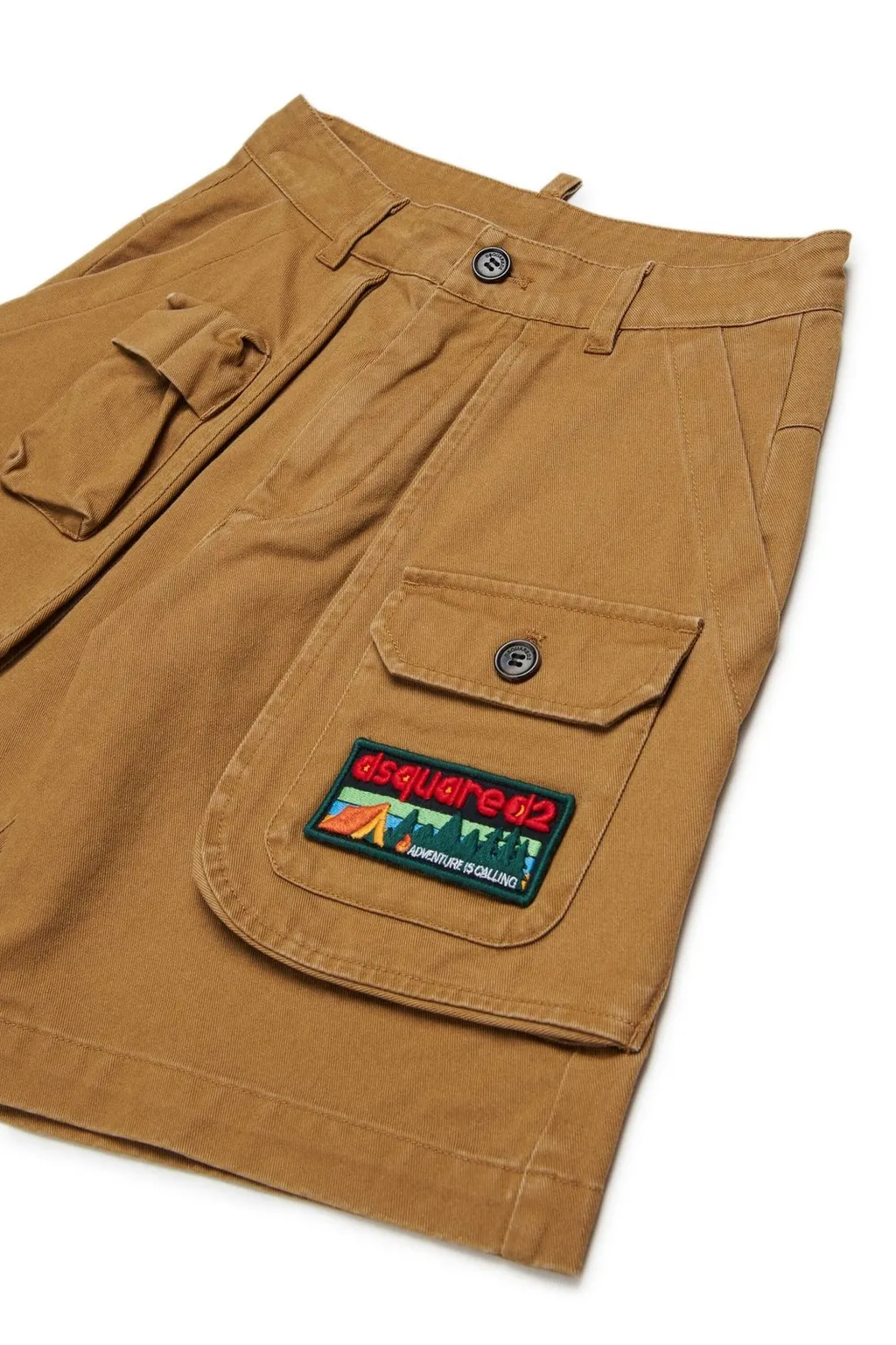 Dsquared2 Kids Logo Patch Cargo Shorts