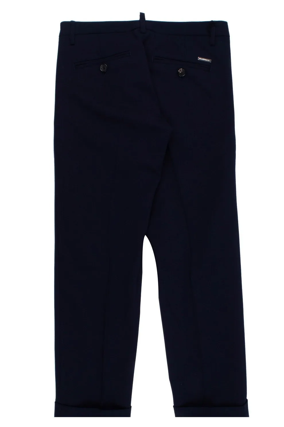 Dsquared2 Kids Logo Plaque Straight Leg Trousers