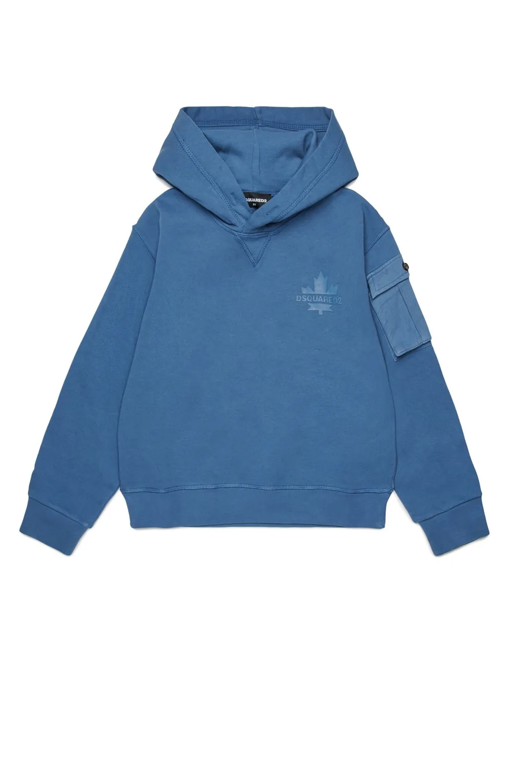 Dsquared2 Kids Long Sleeved Rubberised Logo Hoodie