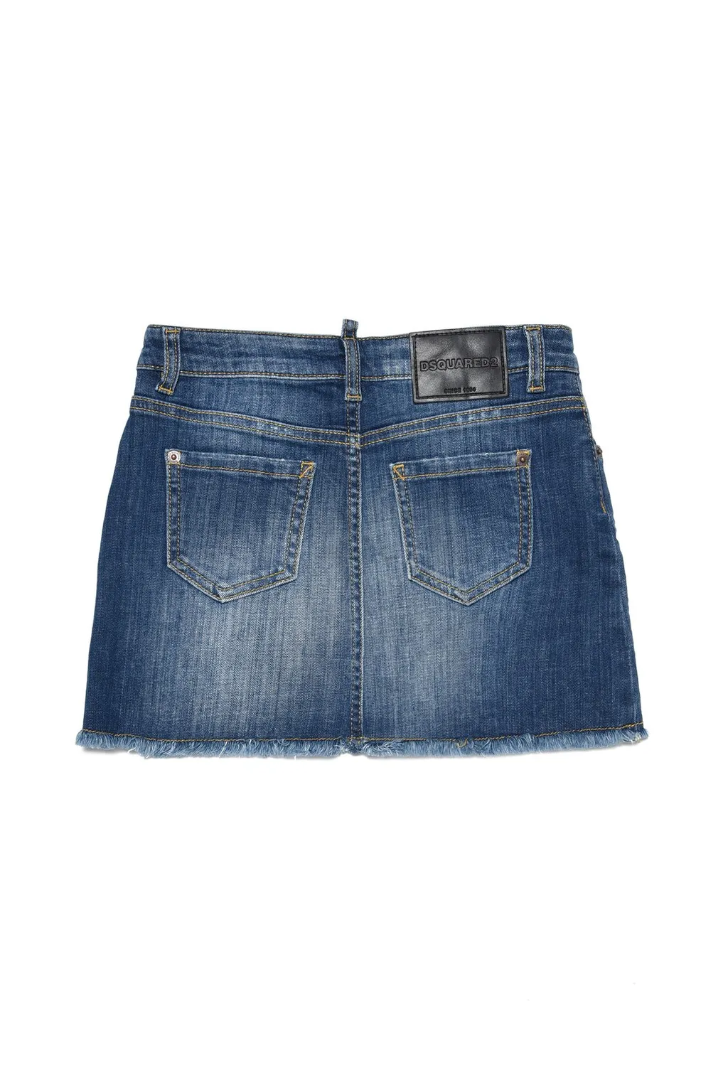 Dsquared2 Kids Distressed Denim Skirt