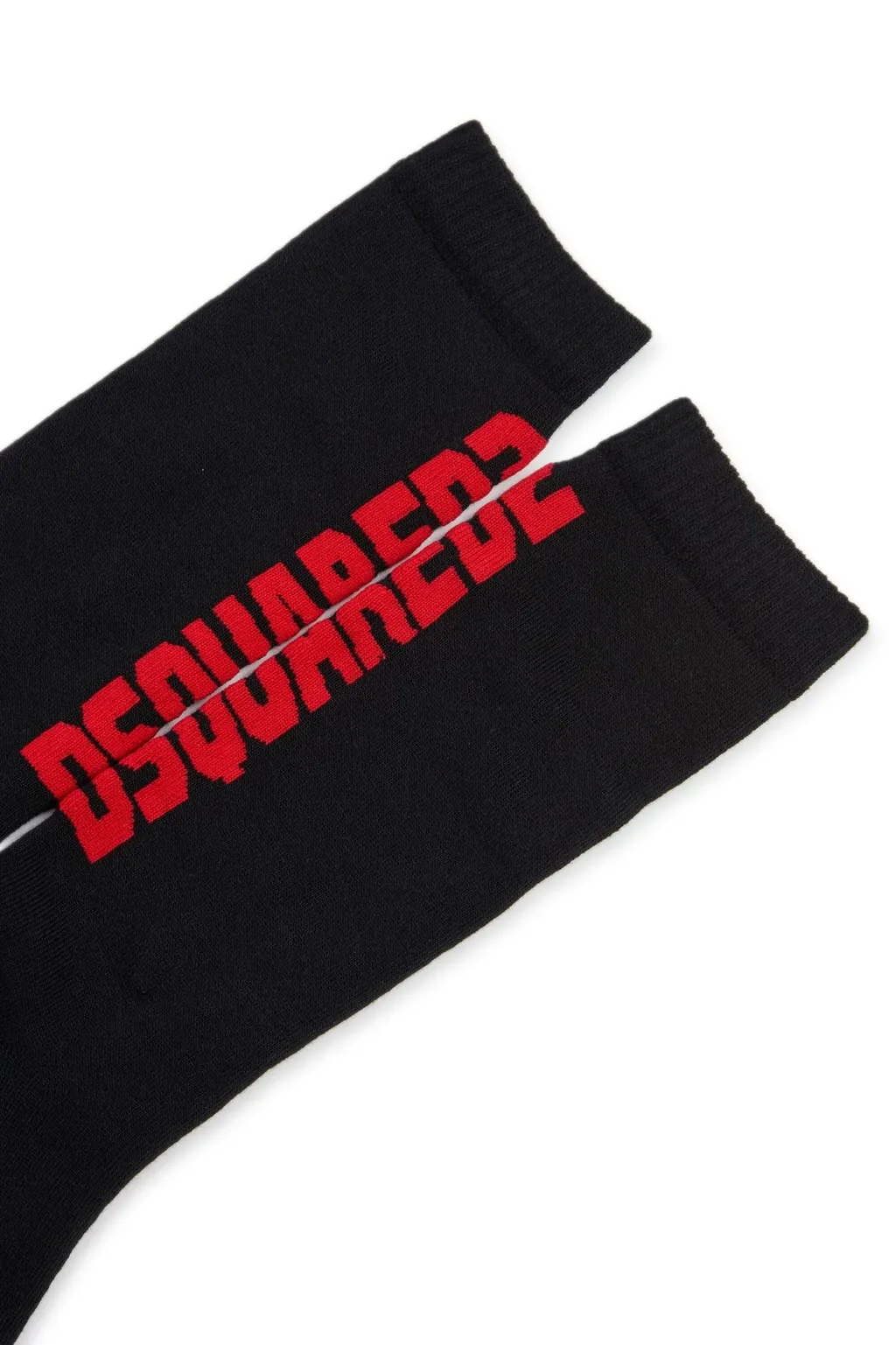 Dsquared2 Kids Logo Intarsia Ribbed Socks