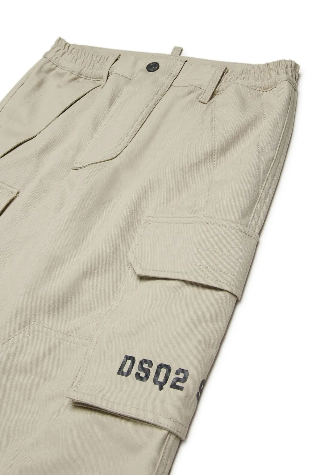 Dsquared2 Kids Logo Printed Tapered Cargo Trousers