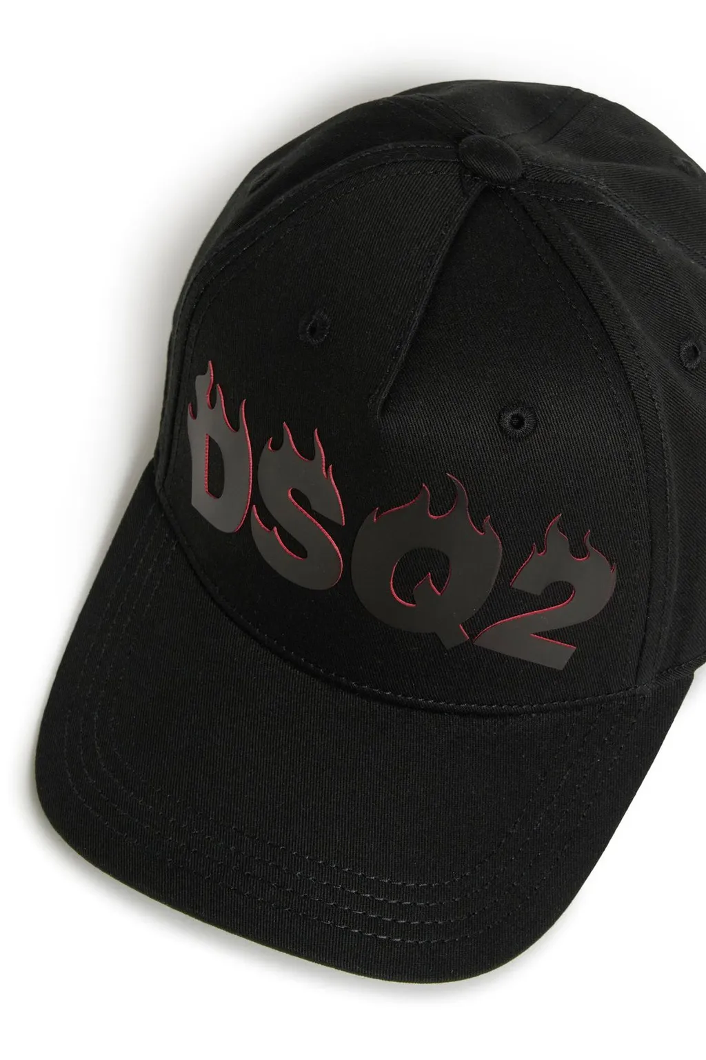 Dsquared2 Kids Flame-Detail Logo-Printed Baseball Cap