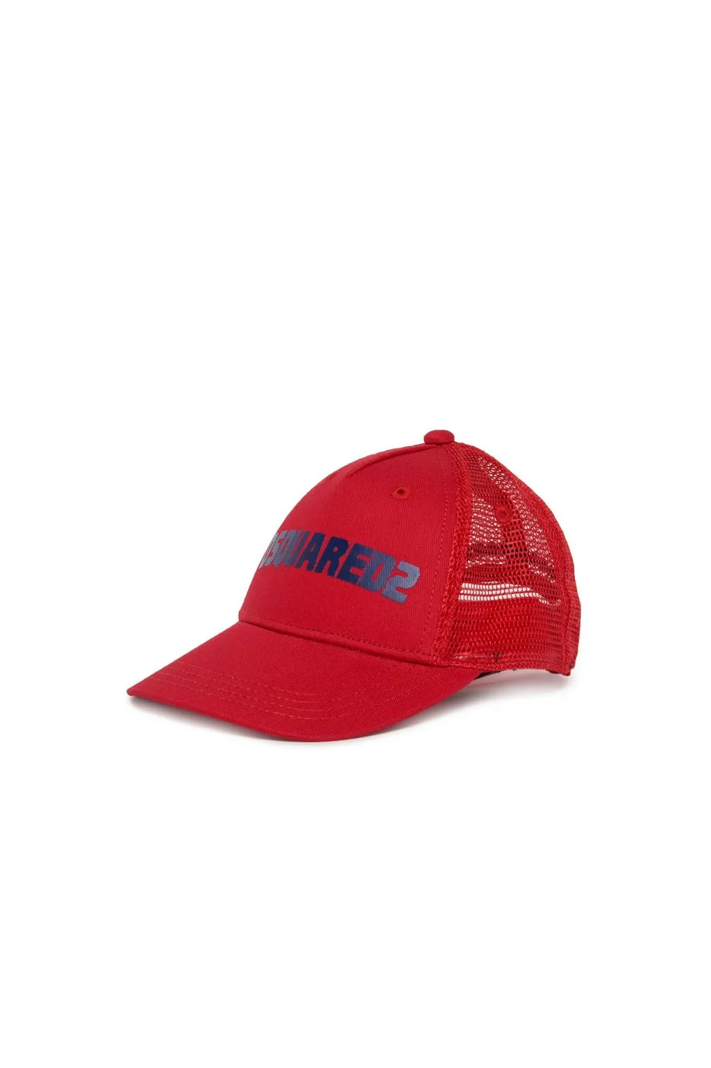 Dsquared2 Kids Logo Printed Mesh-Panelled Baseball Cap