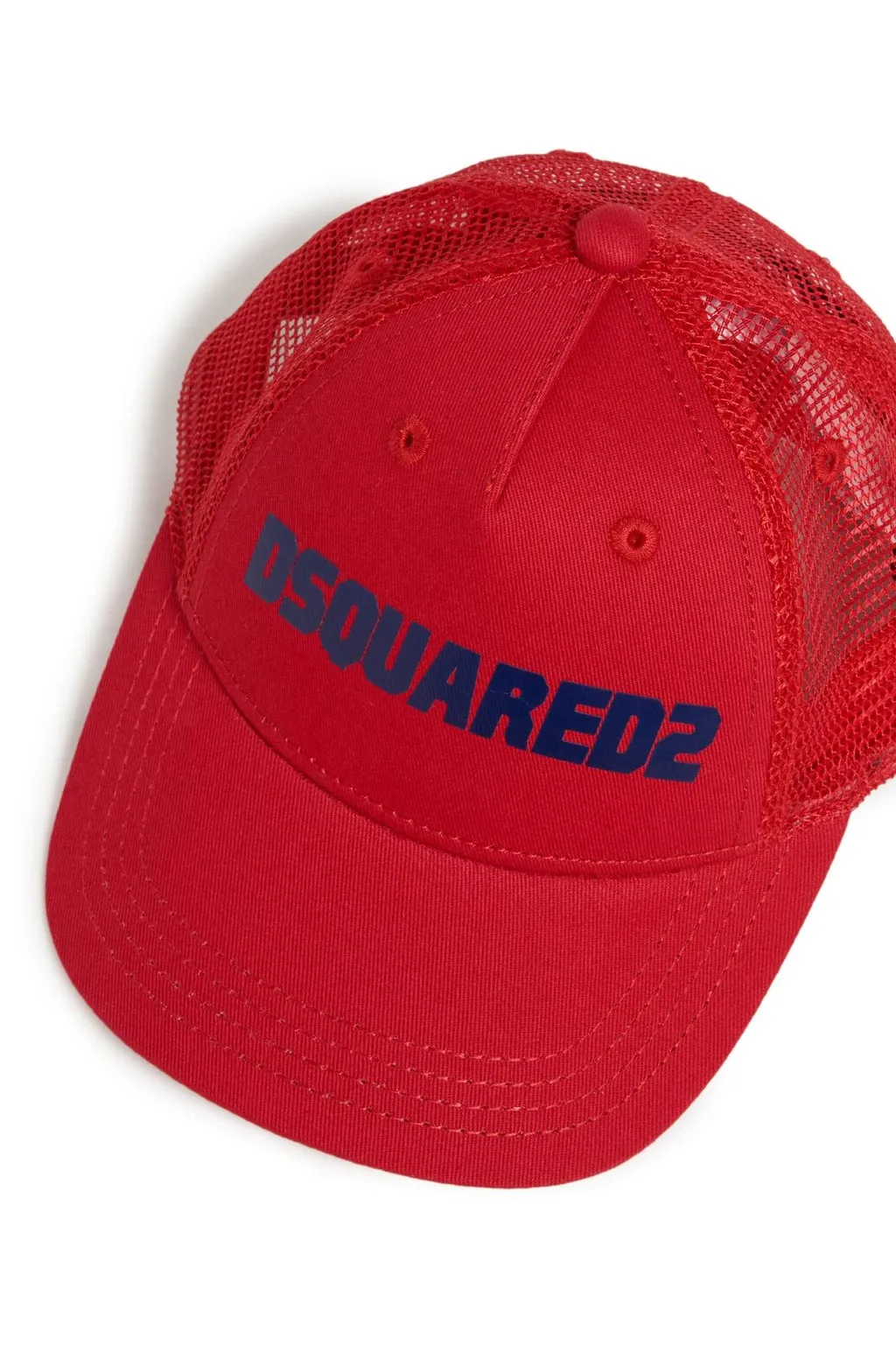 Dsquared2 Kids Logo Printed Mesh-Panelled Baseball Cap