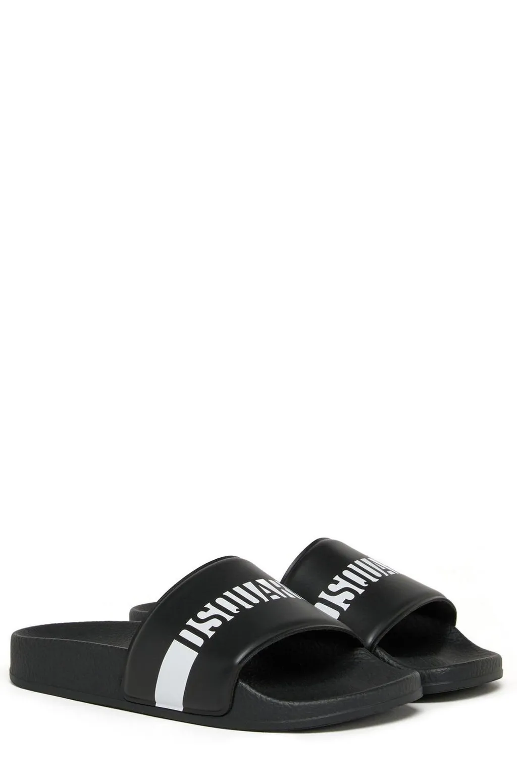 Dsquared2 Kids Logo Printed Slip-On Slides