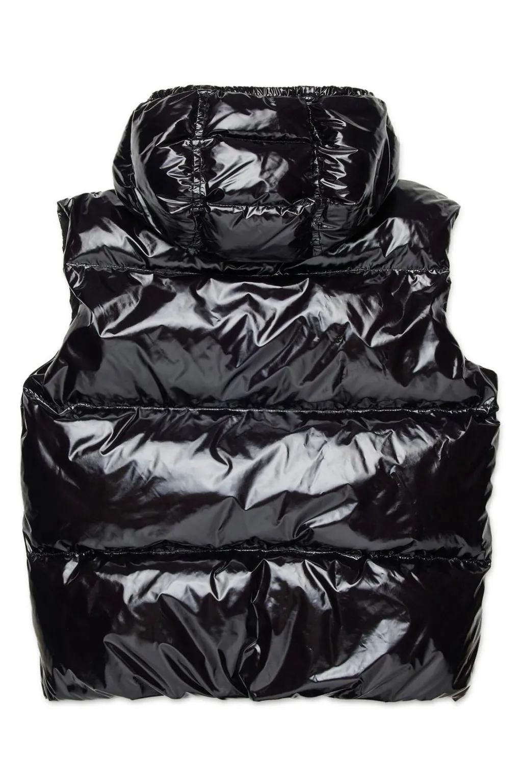 Dsquared2 Kids Glossy Hooded Padded Vest