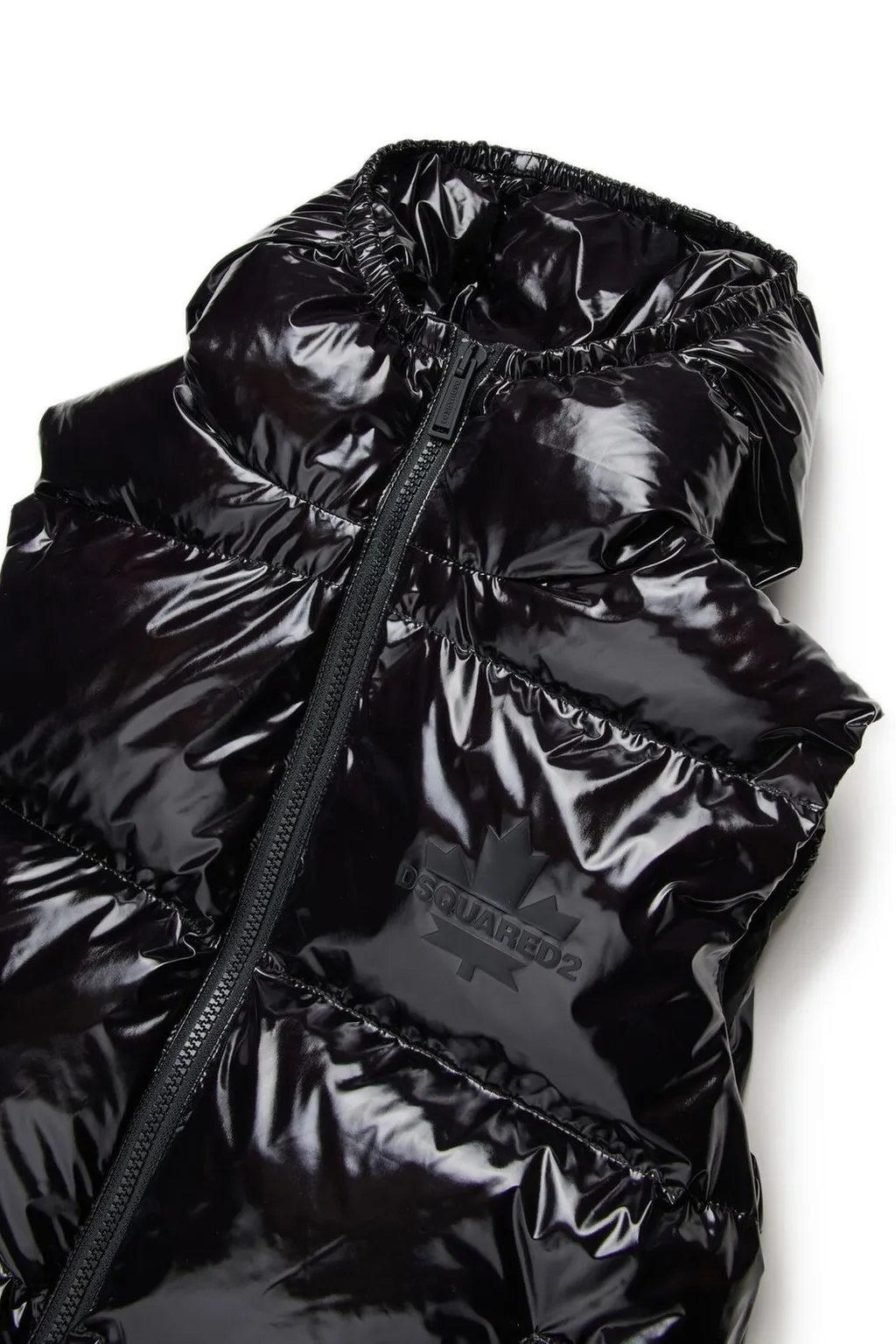 Dsquared2 Kids Glossy Hooded Padded Vest