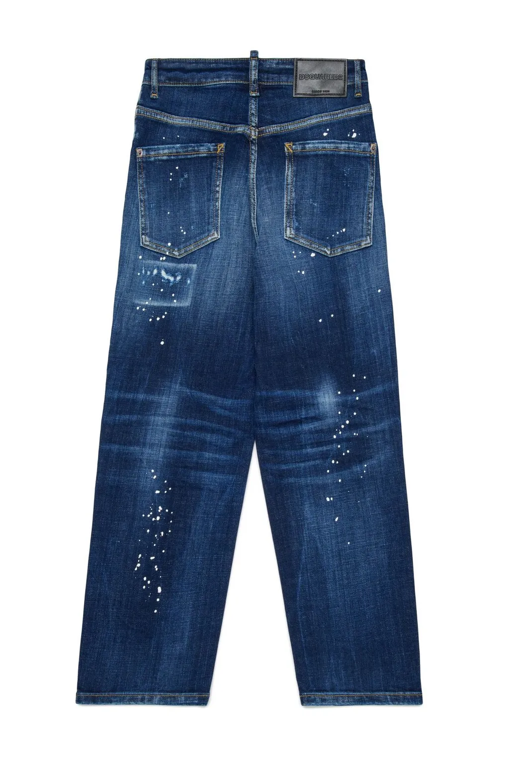 Dsquared2 Kids Distressed Straight-Leg Jeans