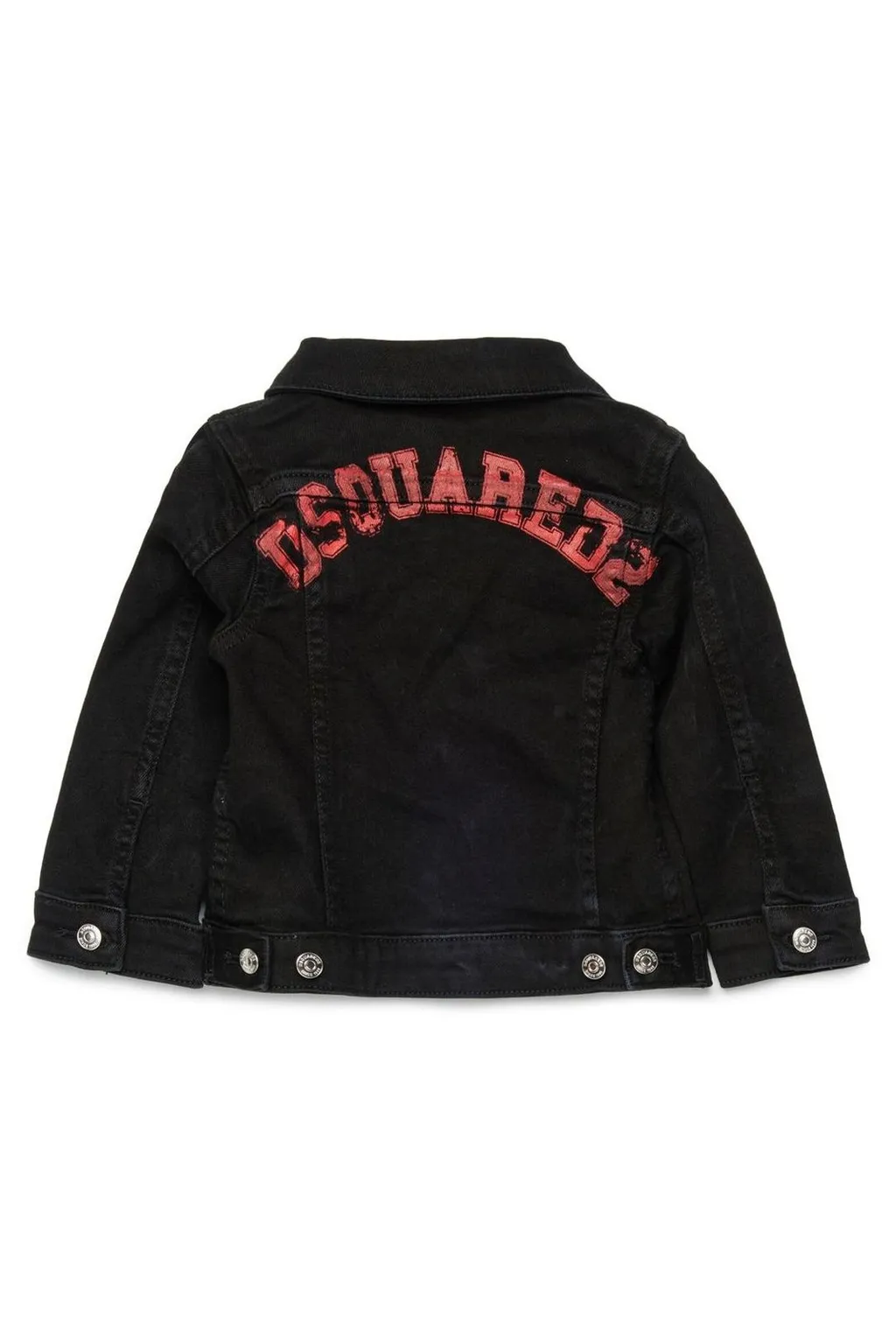 Dsquared2 Kids Button-Up Denim Jacket