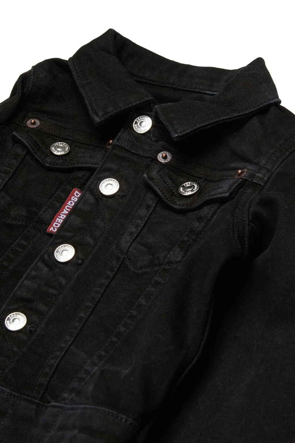 Dsquared2 Kids Button-Up Denim Jacket