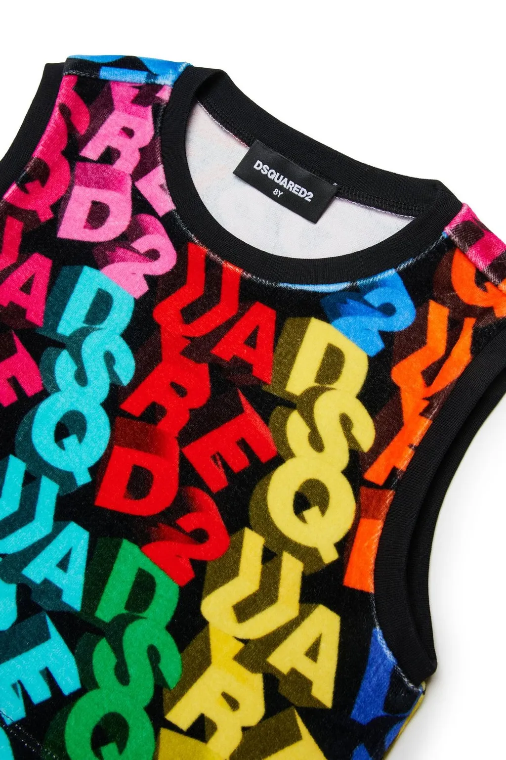 Dsquared2 Kids All-Over Logo-Printed Tank Top