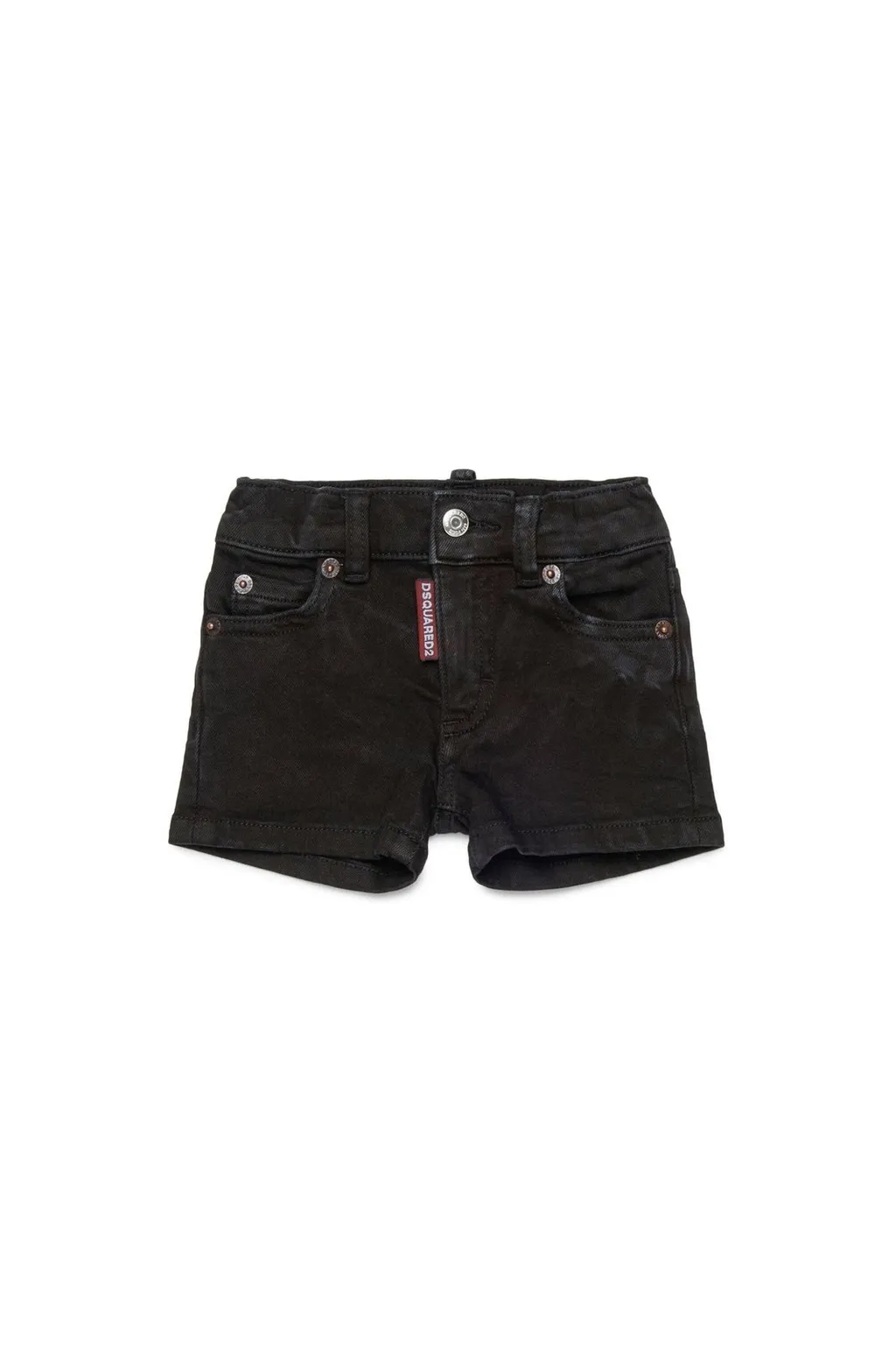 Dsquared2 Kids Logo Printed Denim Shorts