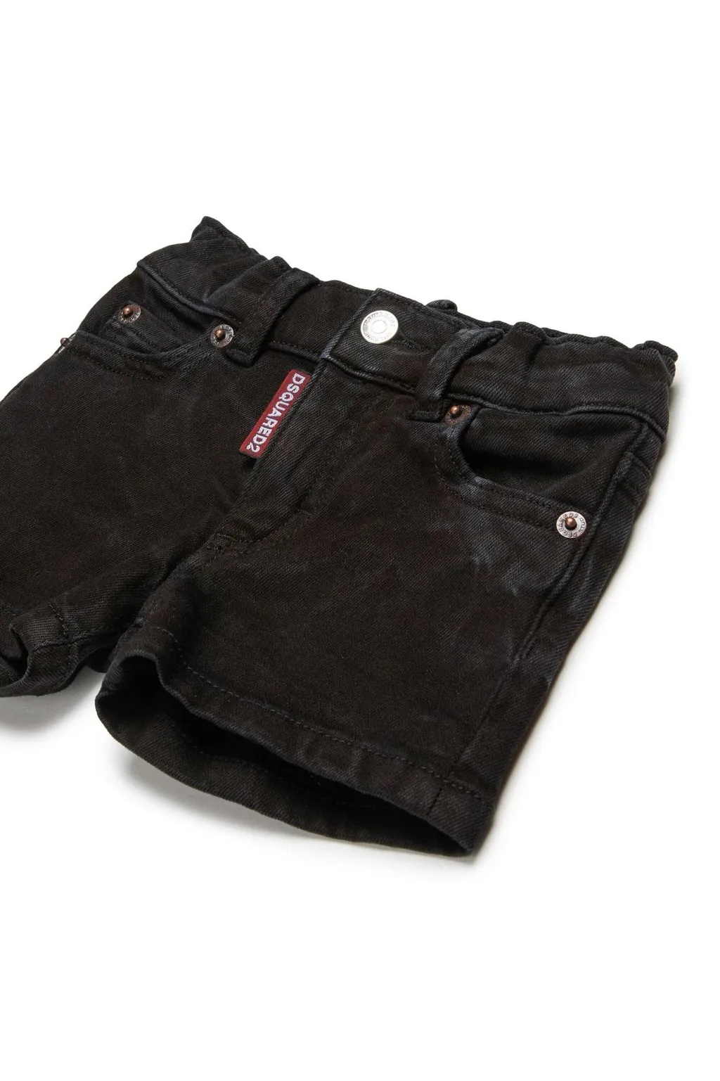 Dsquared2 Kids Logo Printed Denim Shorts
