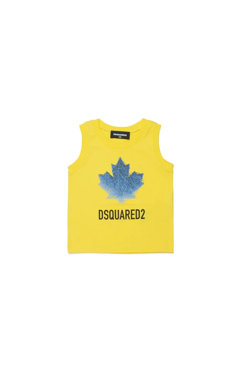 Dsquared2 Kids Logo Printed Crewneck Sleeveless T-Shirt