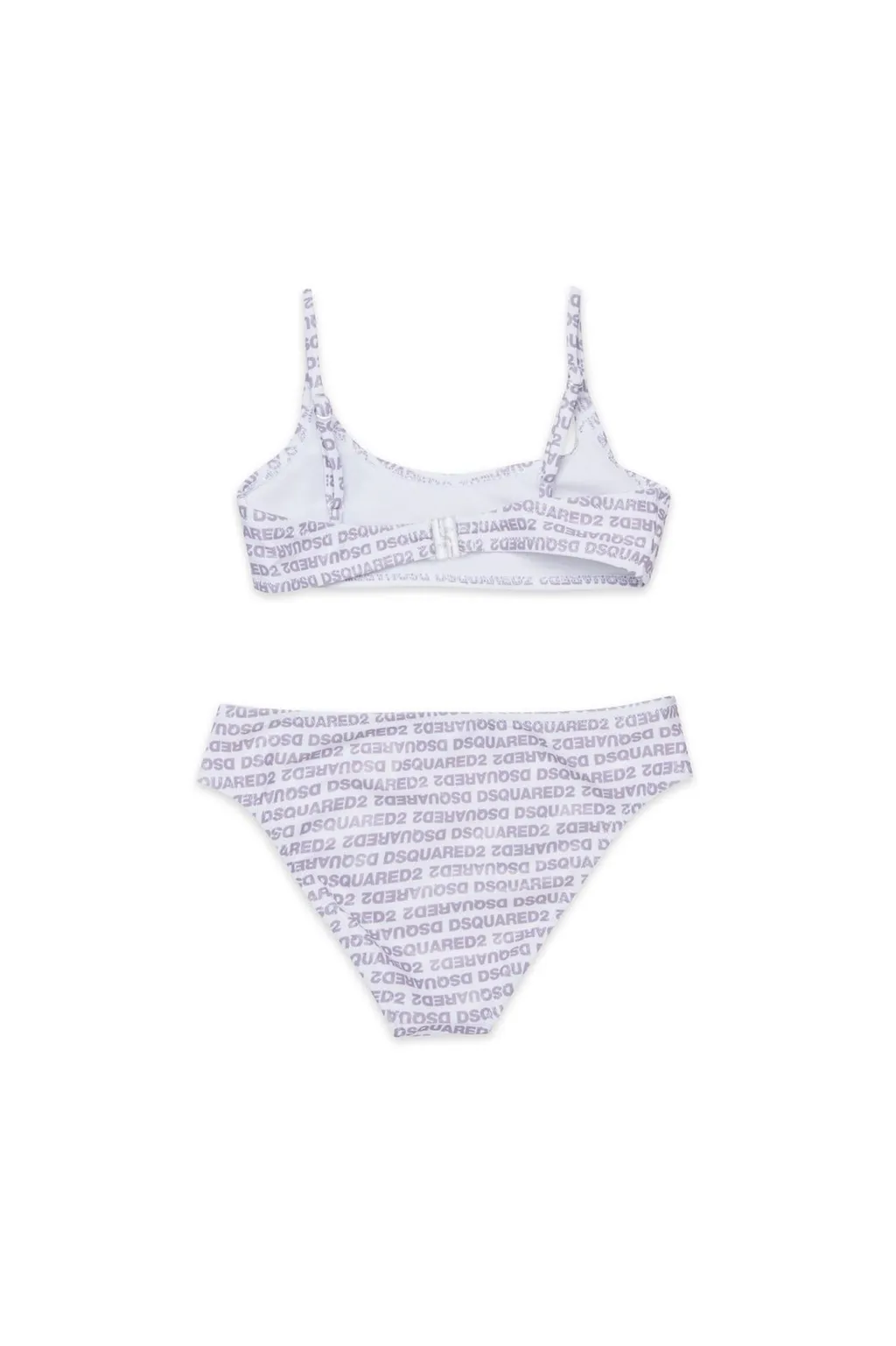 Dsquared2 Kids All-Over Logo Patterned Bikini Set