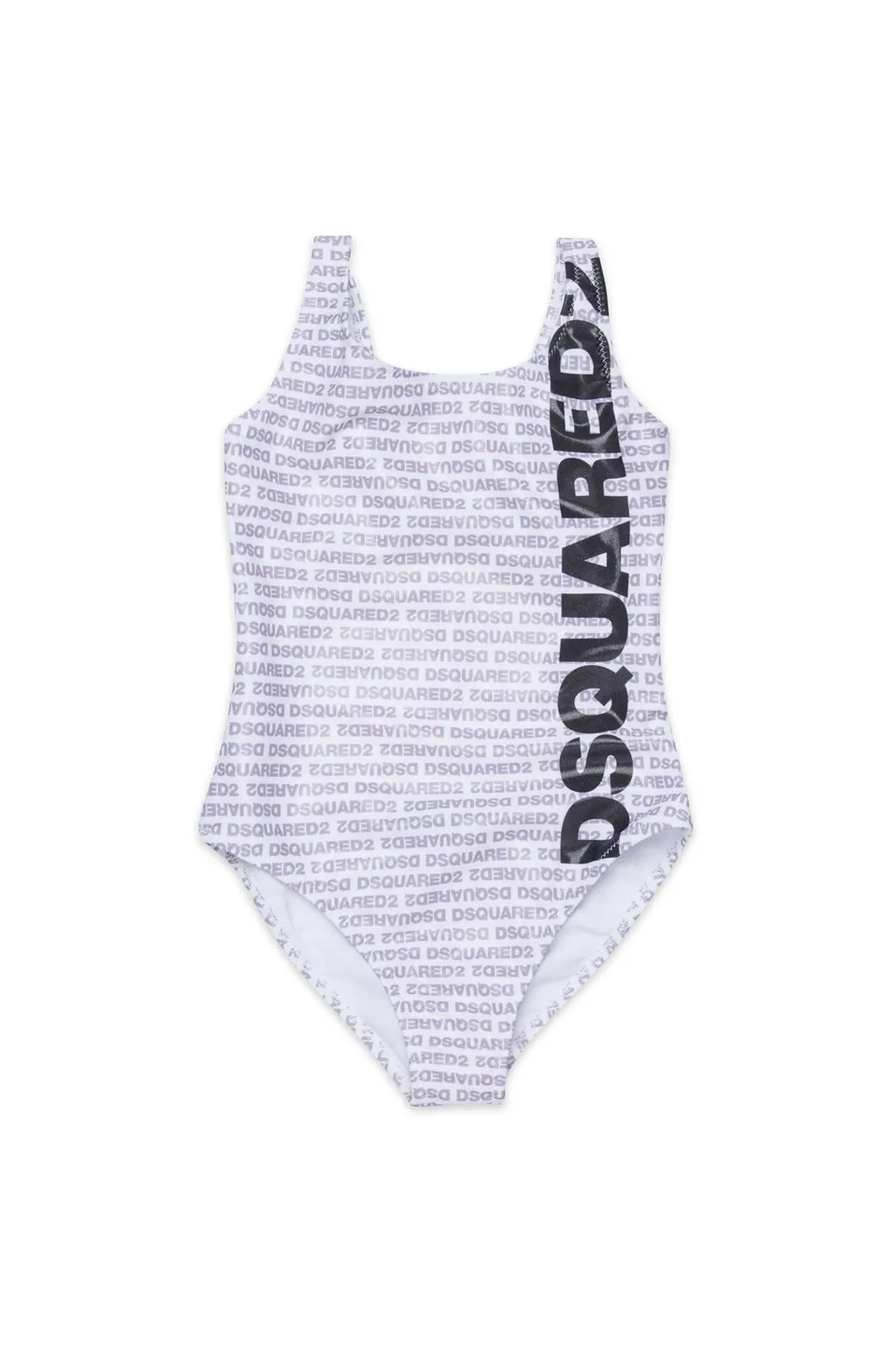 Dsquared2 Kids All-Over Logo Patterned One-Piece Swimsuit