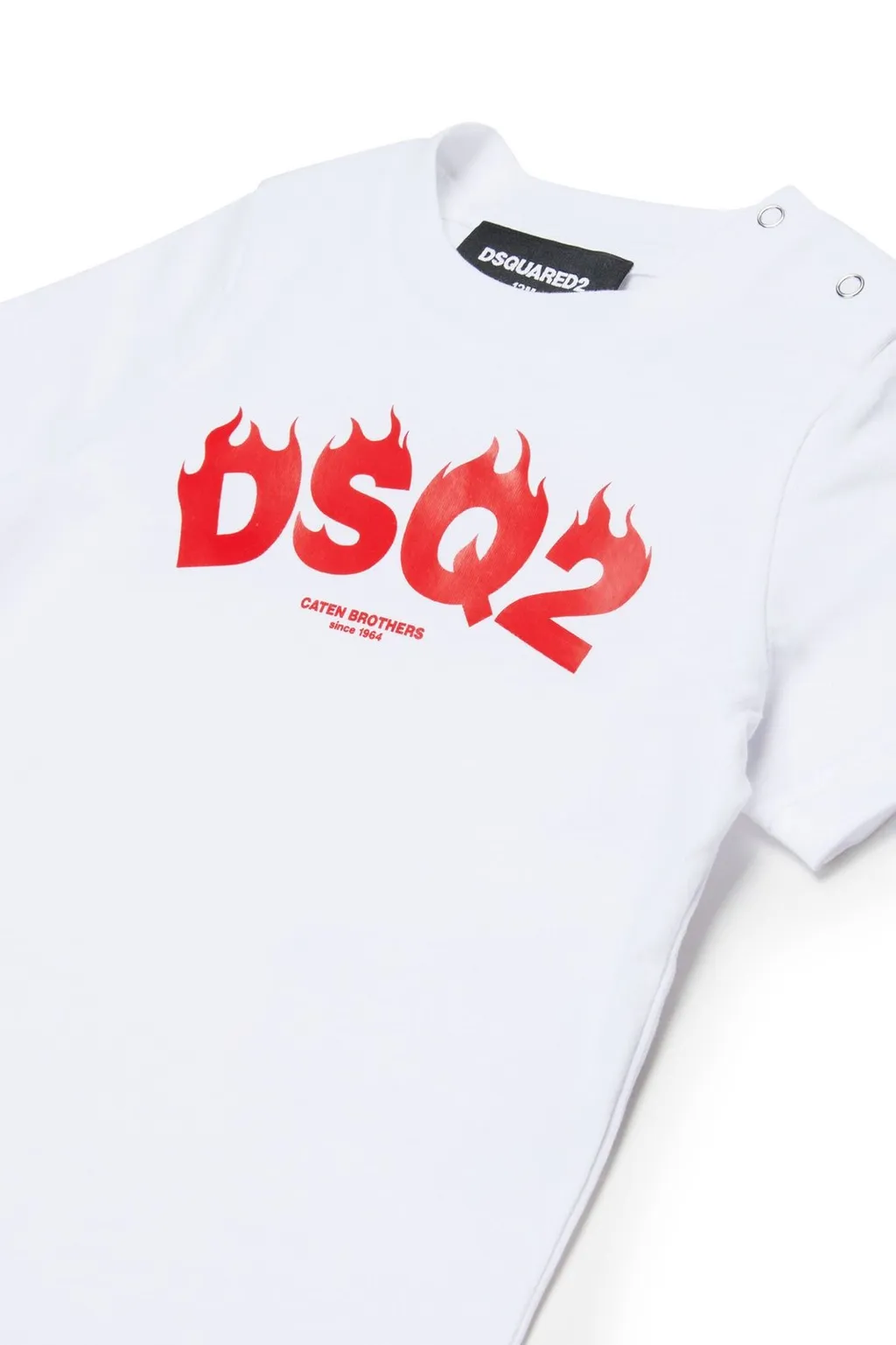 Dsquared2 Kids Logo Printed Crewneck T-Shirt