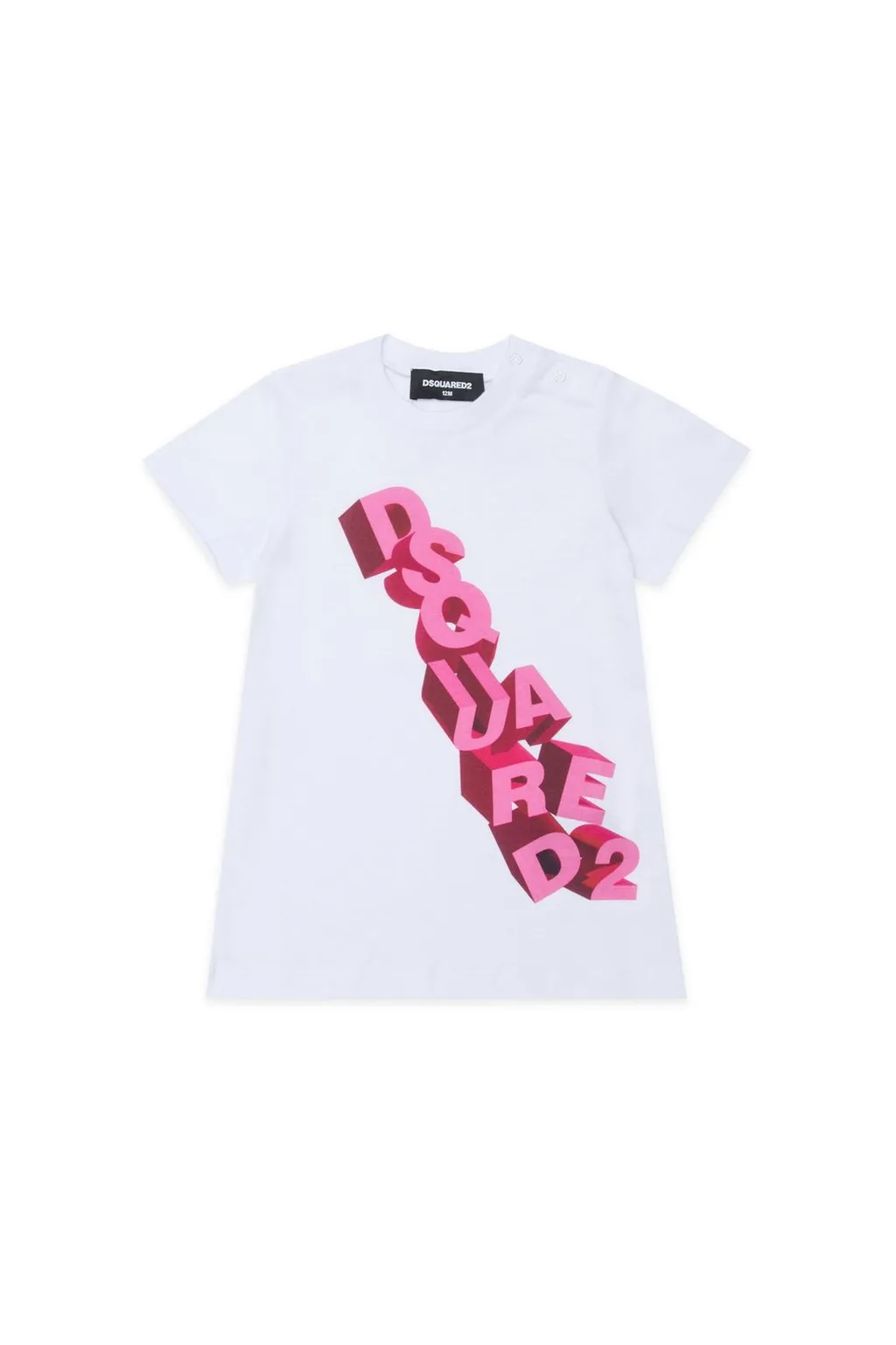Dsquared2 Kids Logo Printed Crewneck Dress