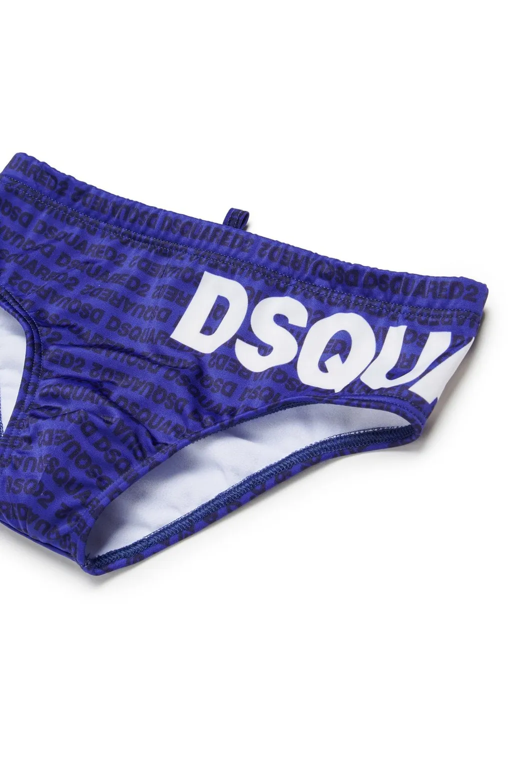 Dsquared2 Kids All-Over Logo Patterned Swim Trunks