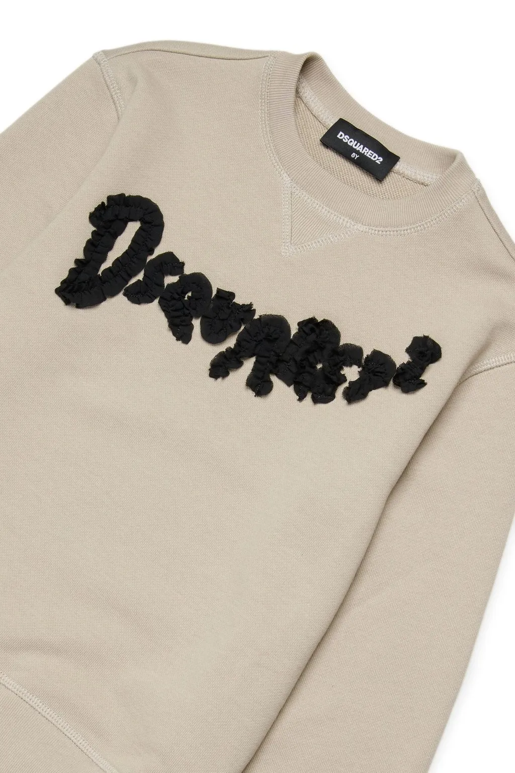 Dsquared2 Kids Logo-Patch Round Neck Sweatshirt