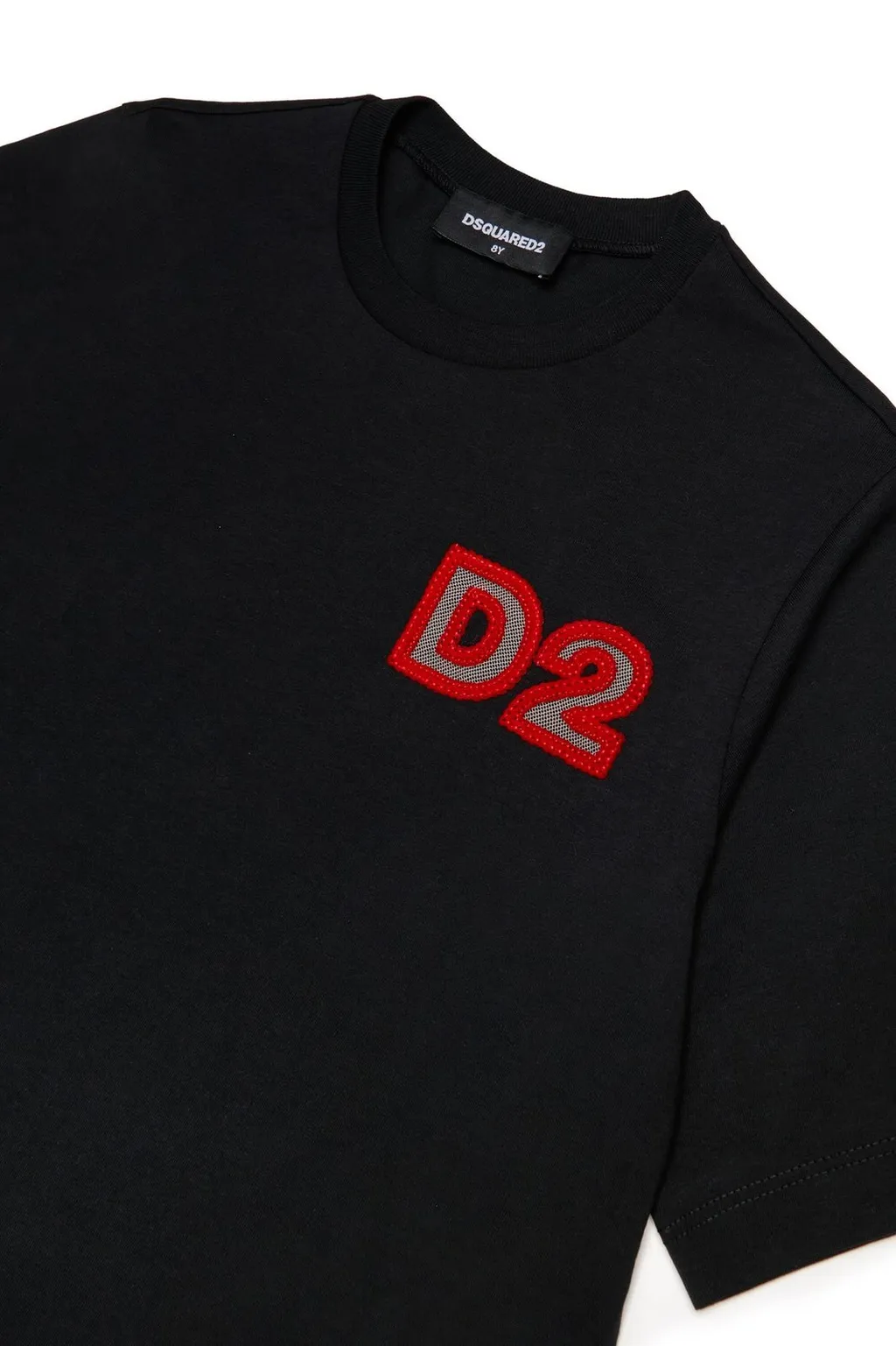 Dsquared2 Kids Beaded-Logo Crewneck T-Shirt