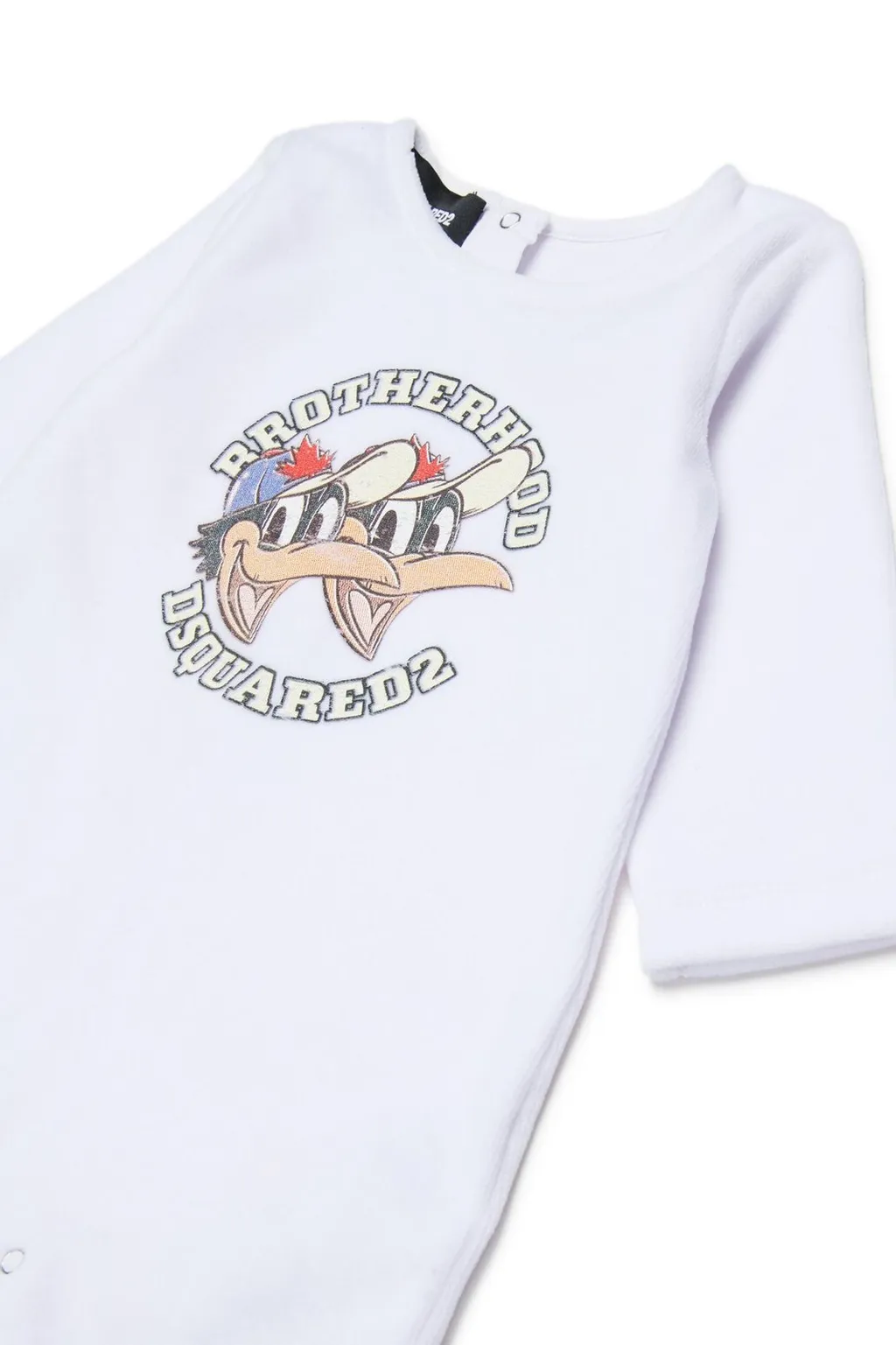 Dsquared2 Kids Brotherhood Logo Printed Babygrow