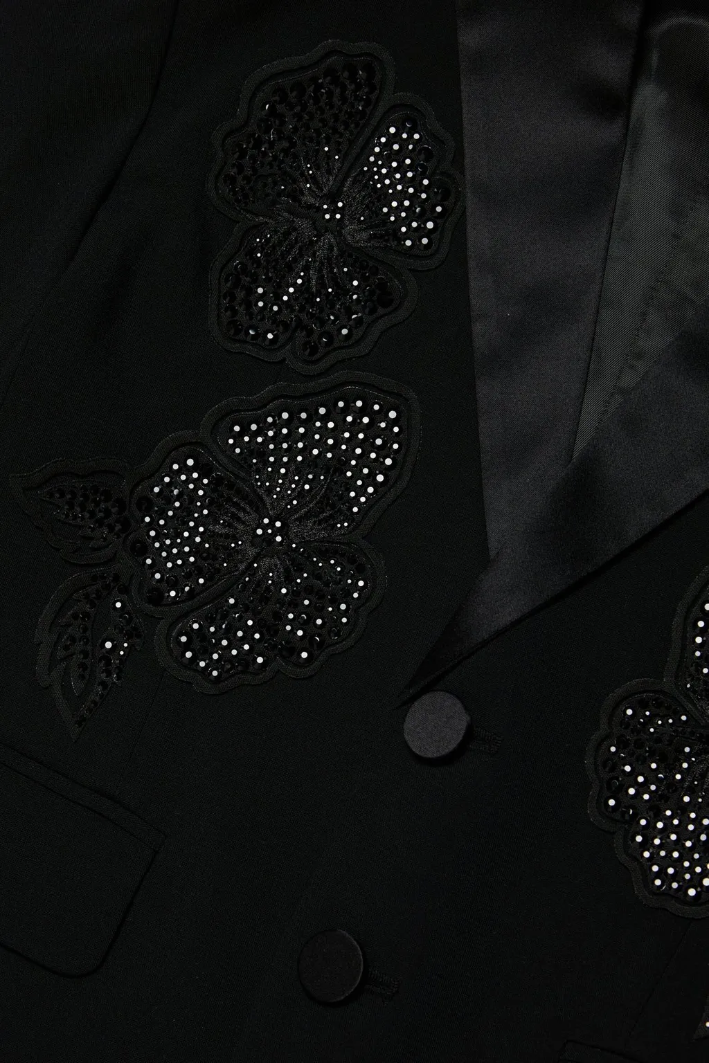 Dsquared2 Kids Floral-Embroidered Embellished Blazer