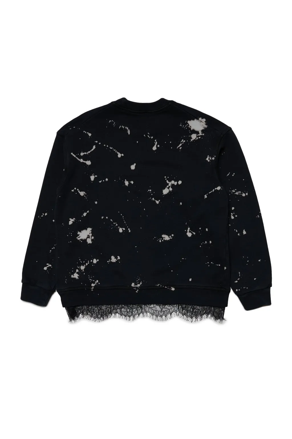 Dsquared2 Kids Logo-Printed Lace-Trim Crewneck Sweatshirt