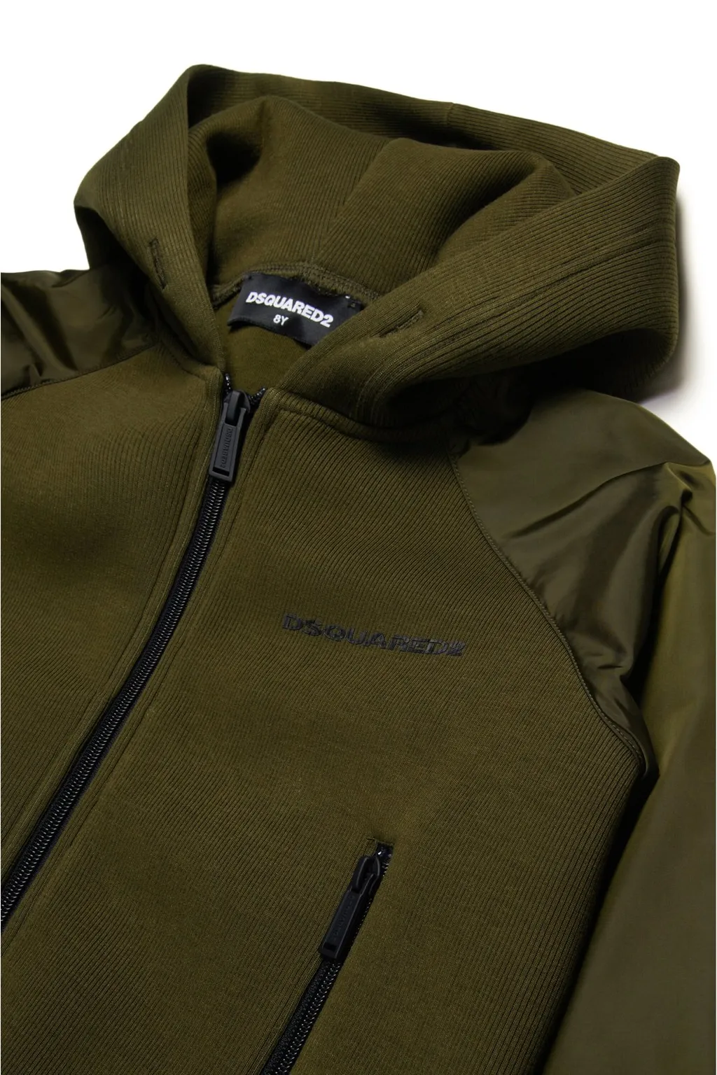 Dsquared2 Kids Ribbed Zipped Hoodie