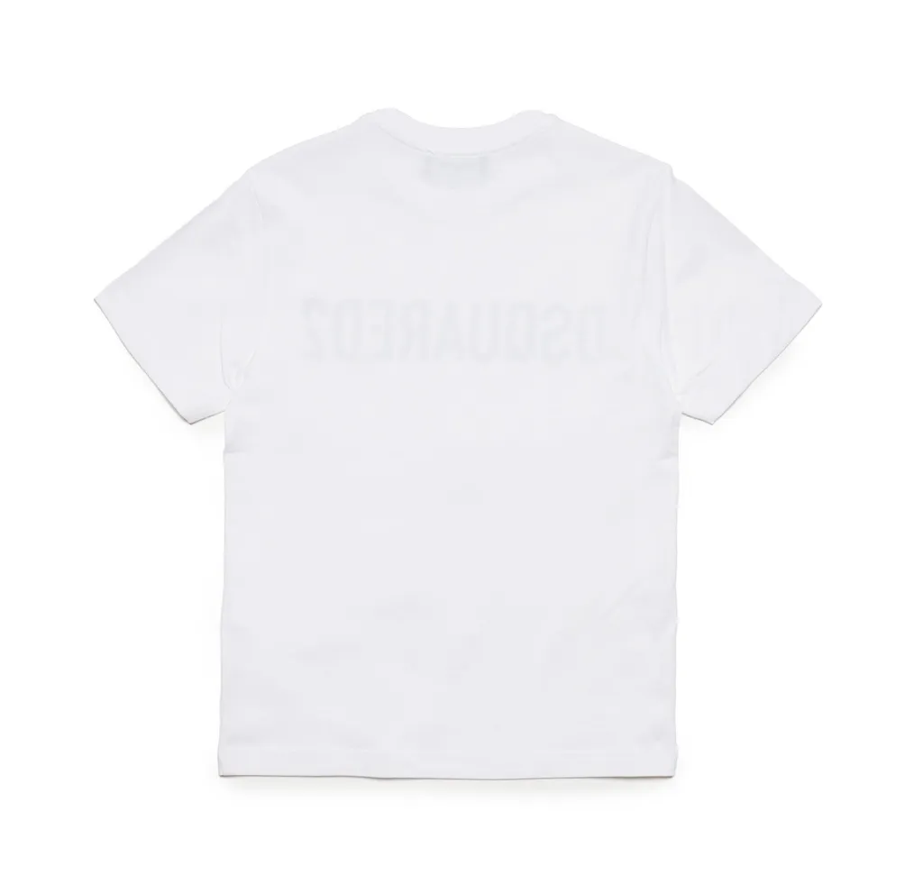 Dsquared2 Kids Logo Printed Crewneck T-Shirt