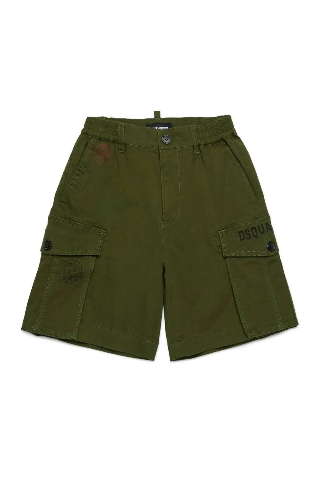 Dsquared2 Kids Logo Printed Cargo Shorts
