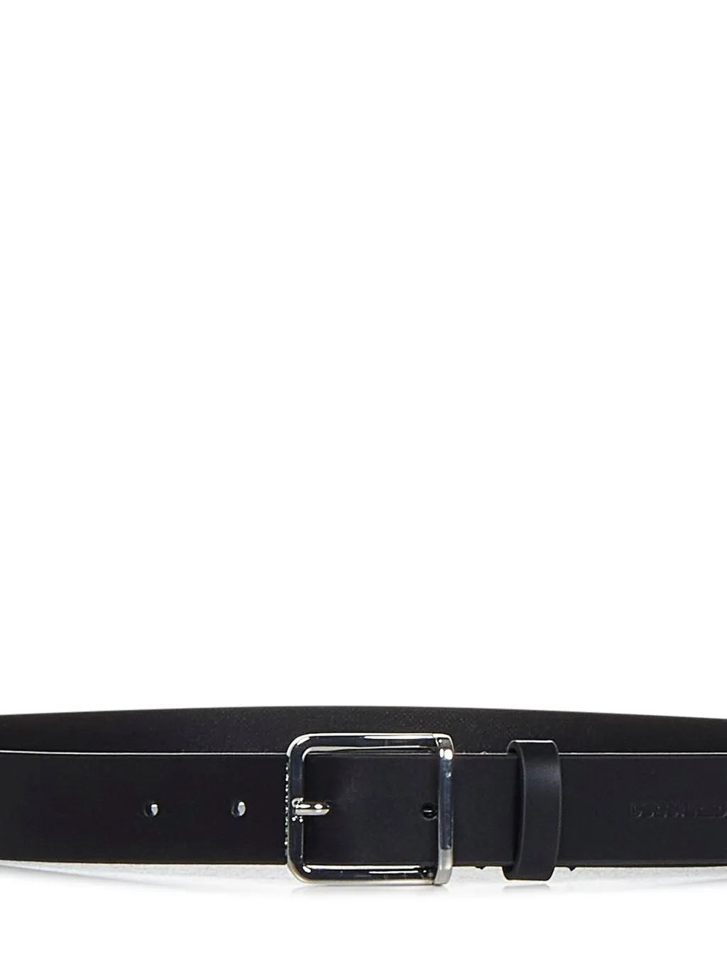 Dsquared2 Kids Logo-Engraved Punch-Hole Detailed Buckle Belt