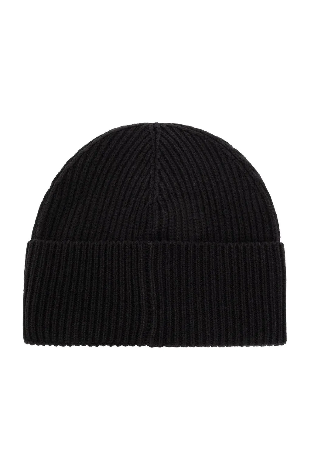 Dsquared2 Kids Logo Patch Ribbed Knitted Beanie