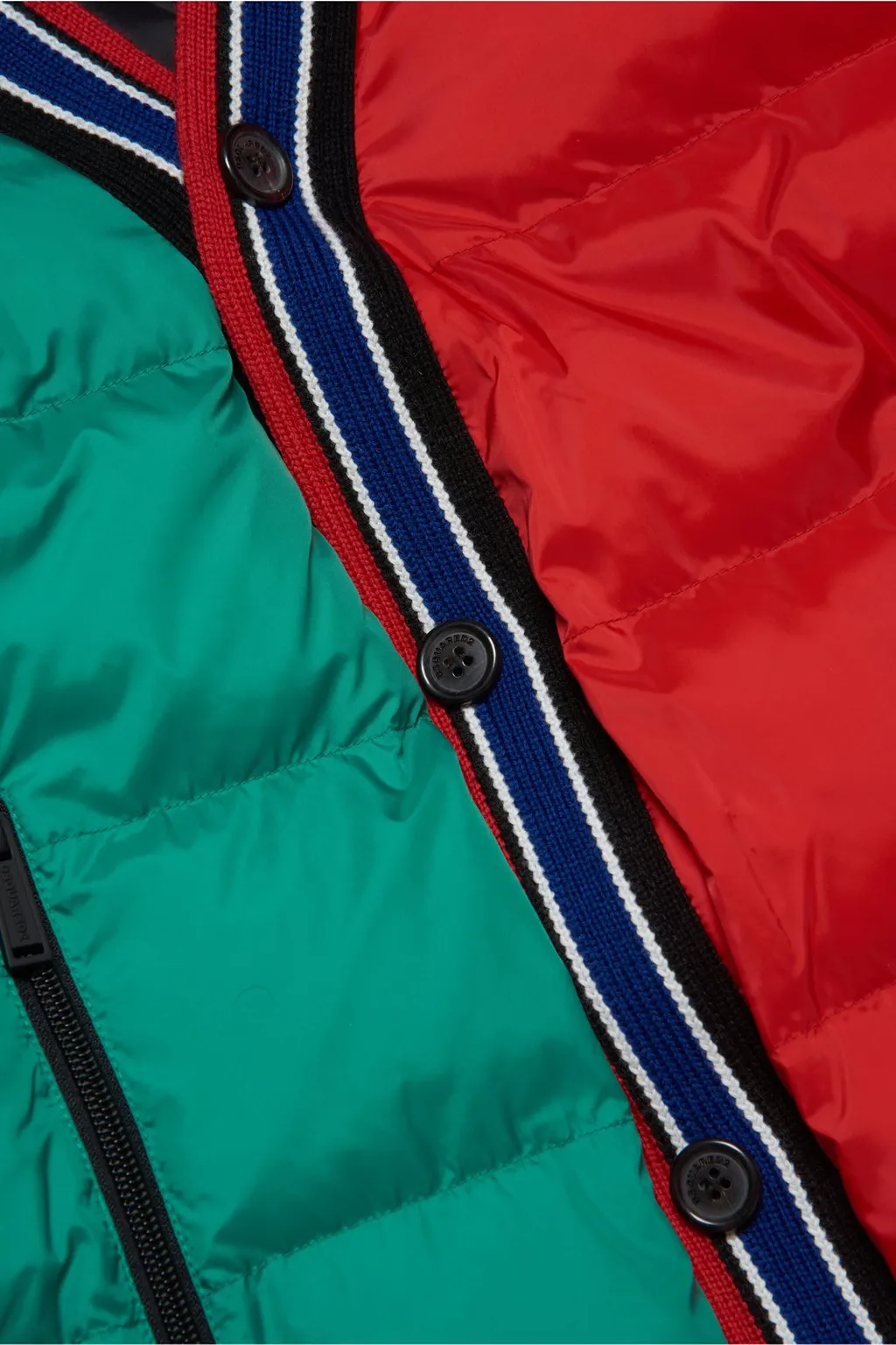 Dsquared2 Kids Colour-Block V-Neck Padded Jacket
